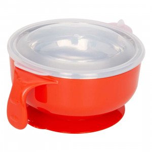Mee Mee Stay Warm Baby Steel Bowl with Suction Base - MM-1210 E